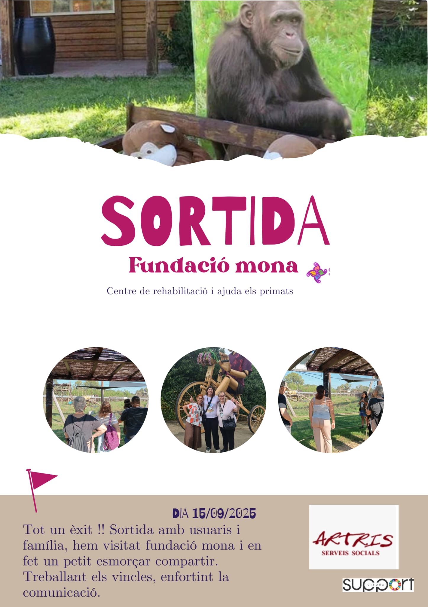 Salida del SAD a la Fundación Mona