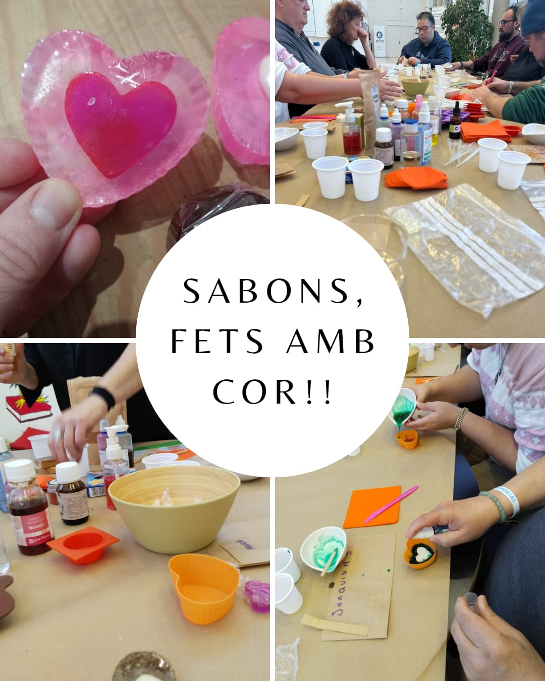 Taller de jabones artesanales en el Centro Cívico Can Borrell de Blanes