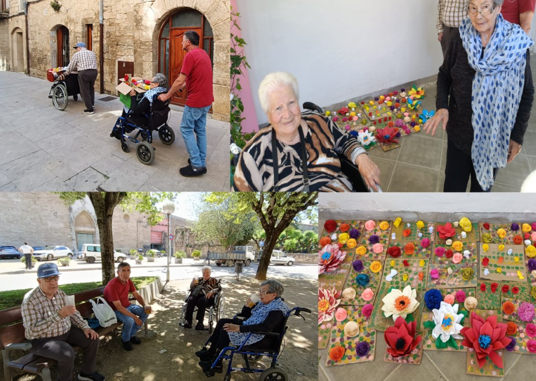 Muntem l'exposició de temps de flors