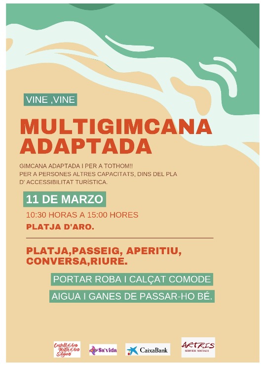 Persones usuàries d’Artris participaran en la Multigimcana Adaptada de Platja d’Aro el proper 11 de març